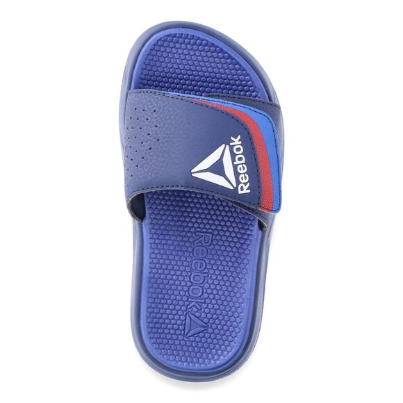 Reebok Little & Big Boys Dual Density Slides, Size 2, Slip-On, Medium Width - Picture 1 of 5